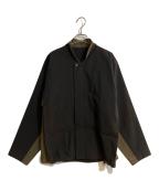 IM MENアイム メン）の古着「FLAT BICOLORブルゾン/フラット バイカラー ブルゾン」｜ネイビー