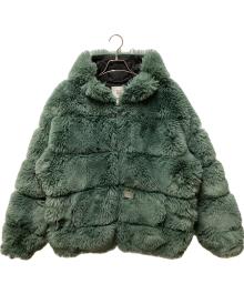 SUPREME×WTAPS（シュプリーム×ダブルタップス）の古着「21AW Faux Fur Hooded Jacket」｜グリーン