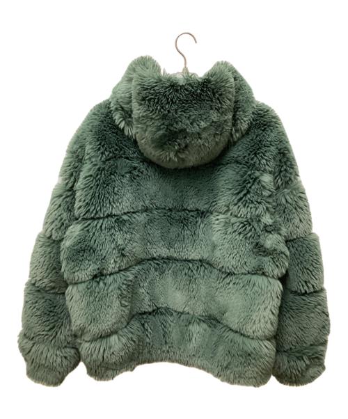 SUPREME（シュプリーム）SUPREME (シュプリーム) WTAPS (ダブルタップス) 21AW Faux Fur Hooded Jacket グリーン サイズ:Ｌの古着・服飾アイテム