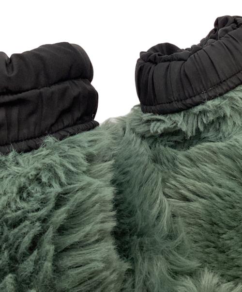 SUPREME（シュプリーム）SUPREME (シュプリーム) WTAPS (ダブルタップス) 21AW Faux Fur Hooded Jacket グリーン サイズ:Ｌの古着・服飾アイテム