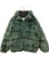 SUPREME（シュプリーム）の古着「21AW Faux Fur Hooded Jacket」｜グリーン