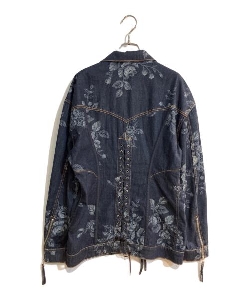 FETICO（フェティコ）FETICO (フェティコ) STUDIOUS別注ROSE DENIM JACKET/ローズデニムジャケット インディゴ サイズ:36の古着・服飾アイテム