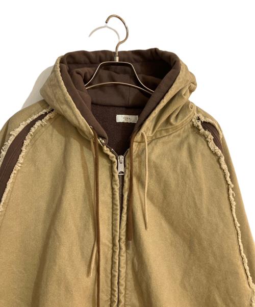 YOKE（ヨーク）YOKE (ヨーク) 26SS Connected Duck & Sweat Work Parka/ヨーク コネクテッド ダック アンド スウェット ワーク パーカー  ブラウン サイズ:2の古着・服飾アイテム