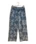 FETICO（フェティコ）の古着「26AW LACE-JACQUARD DENIM STRAIGHT JEANS/レース ジャガード デニム ストレート ジーンズ」｜インディゴ