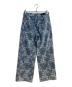 FETICO (フェティコ) 26AW LACE-JACQUARD DENIM STRAIGHT JEANS/レース ジャガード デニム ストレート ジーンズ インディゴ サイズ:36：50000円