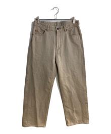 CITY TOKYO（シティートウキョウ）の古着「Washed denim 5p パンツ」｜ベージュ