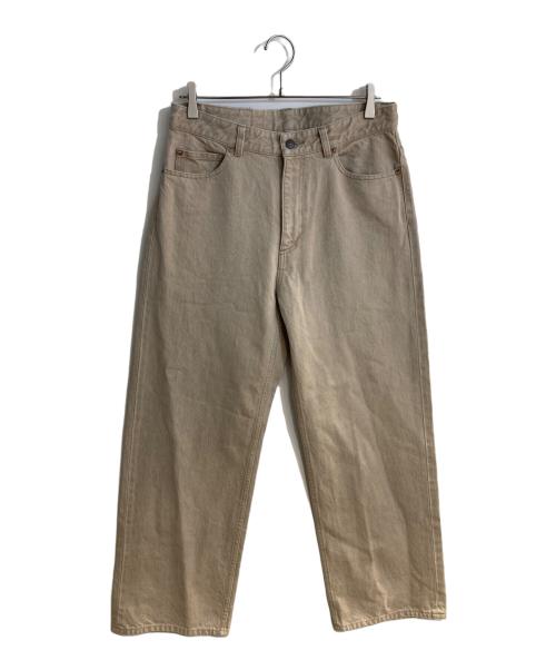 CITY TOKYO（シティートウキョウ）CITY TOKYO (シティートウキョウ) Washed denim 5p パンツ ベージュ サイズ:2の古着・服飾アイテム