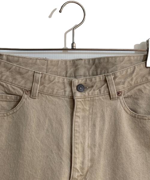 CITY TOKYO（シティートウキョウ）CITY TOKYO (シティートウキョウ) Washed denim 5p パンツ ベージュ サイズ:2の古着・服飾アイテム