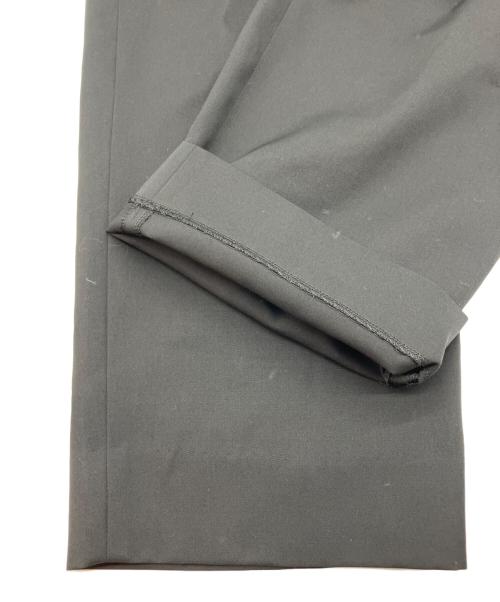Ujoh（ウジョー）Ujoh (ウジョー) Belted Tuck PNT/ベルテッド 2タック ワイド トラウザーズ ブラック サイズ:2の古着・服飾アイテム