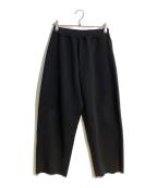 CFCLシーエフシーエル）の古着「TC MILAN CURVED PANTS/ティーシー ミラン カーブド パンツ」｜ブラック
