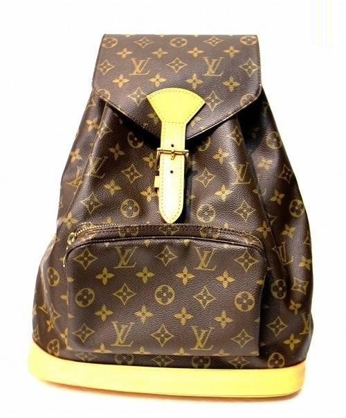 LOUIS VUITTON（ルイ ヴィトン）LOUIS VUITTON (ルイヴィトン) モンスリGM ブラウン サイズ:GM モノグラム M51135 リュック/バックパックの古着・服飾アイテム
