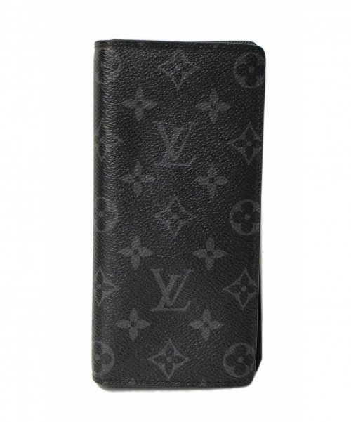 LOUIS VUITTON（ルイ ヴィトン）LOUIS VUITTON (ルイヴィトン) ポルトフォイユ・ブラザ  ブラック サイズ:- モノグラムエクリプス ポルトフォイユ・ブラザ M61697 IA4146の古着・服飾アイテム