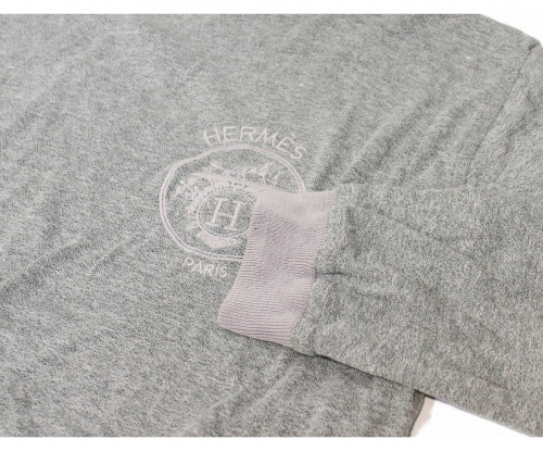 HERMES（エルメス）HERMES (エルメス) [古着]スウェット グレー サイズ:Lの古着・服飾アイテム