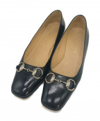 GUCCIグッチ）の古着「[OLD]ホースビットレトロパンプス」｜ブラック