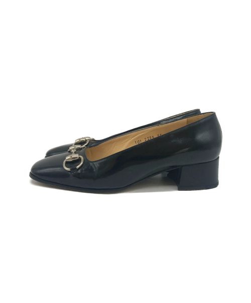 GUCCI（グッチ）GUCCI (グッチ) [OLD]ホースビットレトロパンプス ブラック サイズ:35表記 オールドグッチの古着・服飾アイテム