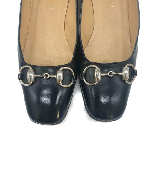 GUCCI（グッチ）GUCCI (グッチ) [OLD]ホースビットレトロパンプス ブラック サイズ:35表記 オールドグッチの古着・服飾アイテム