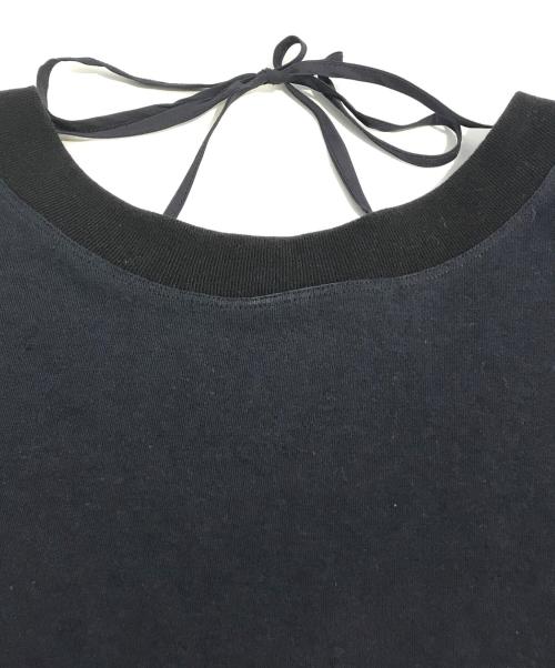 MARNI（マルニ）MARNI (マルニ) 切替ブラウス ネイビー サイズ:38の古着・服飾アイテム