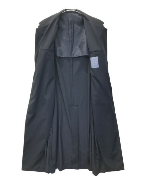Yohji Yamamoto pour homme（ヨウジヤマモト プールオム）Yohji Yamamoto pour homme (ヨウジヤマモト プールオム) 心しずかに…レイヤードコート ブラック サイズ:3の古着・服飾アイテム
