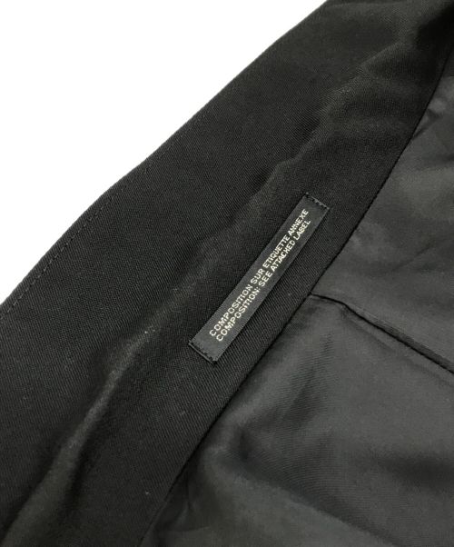 Yohji Yamamoto pour homme（ヨウジヤマモト プールオム）Yohji Yamamoto pour homme (ヨウジヤマモト プールオム) 心しずかに…レイヤードコート ブラック サイズ:3の古着・服飾アイテム