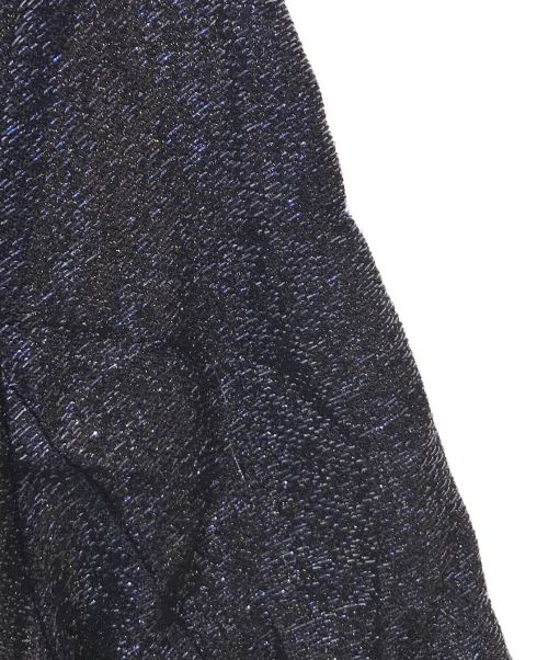 SALLY LAPOINTE（サリー・ラポイント）Sally Lapointe (サリー・ラポイント) 半袖ニット ネイビー サイズ:4 未使用品の古着・服飾アイテム