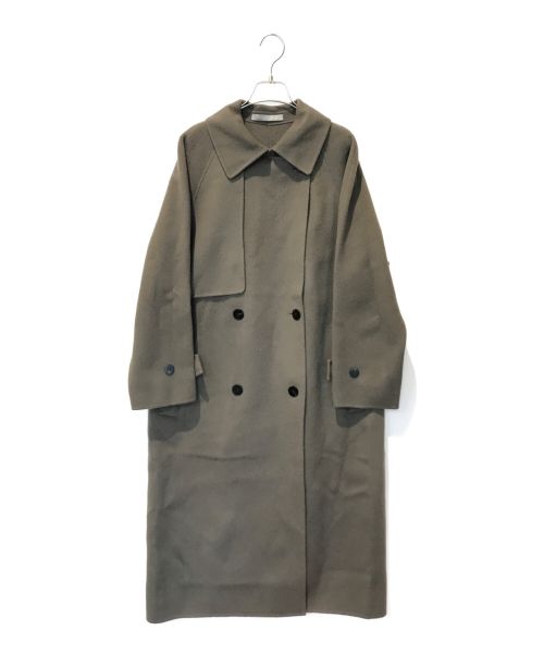 theory luxe（セオリーリュクス）theory luxe (セオリーリュクス) カシミヤ混トレンチ風ダブルフェイスロングコート ブラウン サイズ:38の古着・服飾アイテム