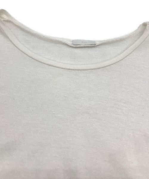 RITO（リト）RITO (リト) COTTON LINEN JERSEY TOP ホワイト サイズ:38の古着・服飾アイテム