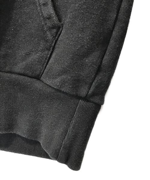 maison kitsune（メゾンキツネ）maison kitsune (メゾンキツネ) プリントパーカー ブラック サイズ:Sの古着・服飾アイテム