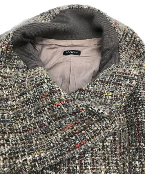 JOSEPH（ジョゼフ）JOSEPH (ジョゼフ) ツイードコート パープル サイズ:36の古着・服飾アイテム