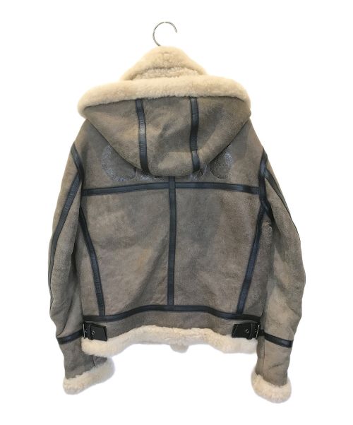 Chloe（クロエ）Chloe (クロエ) hood brown shearling jacket CHC18WCV0721023334 ブラウン サイズ:34の古着・服飾アイテム