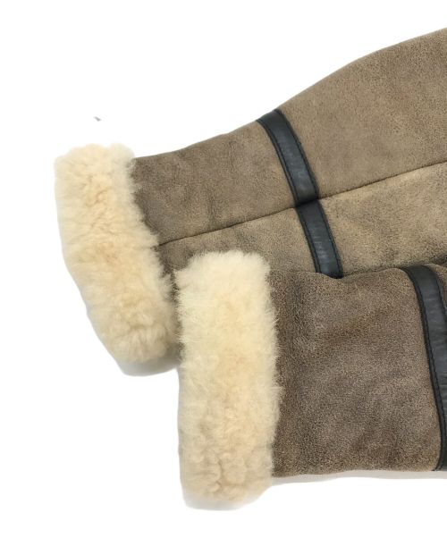 Chloe（クロエ）Chloe (クロエ) hood brown shearling jacket CHC18WCV0721023334 ブラウン サイズ:34の古着・服飾アイテム