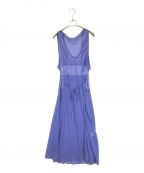 AMeLIEアメリ）の古着「MEDI 2WAY ATTRACT LAYERED SHEER DRESS」｜パープル