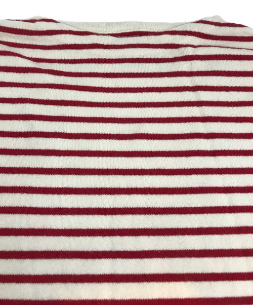 BATONER（バトナ―）BATONER (バトナ―) ボーダーニット BN-21FW-020 ホワイト×レッド サイズ:1の古着・服飾アイテム