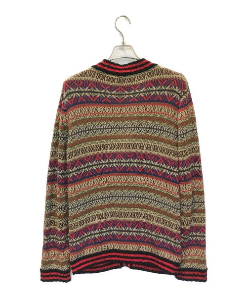 GABRIELE PASINI（ガブリエレパジーニ）GABRIELE PASINI (ガブリエレパジーニ) 総柄ニットカーディガン レッド サイズ:Sの古着・服飾アイテム