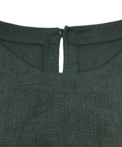 根々（ネネ）根々 (ネネ) リネンワンピース グリーン サイズ:表記無しの古着・服飾アイテム