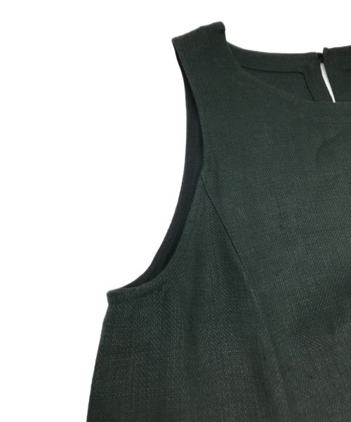 根々（ネネ）根々 (ネネ) リネンワンピース グリーン サイズ:表記無しの古着・服飾アイテム