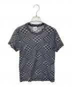 noir kei ninomiyaノワール ケイ ニノミヤ）の古着「S/S総柄パワーネットカットソー」｜パープル