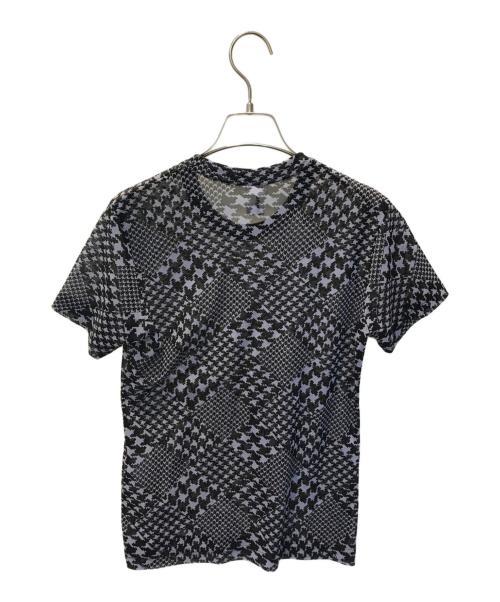 noir kei ninomiya（ノワール ケイ ニノミヤ）noir kei ninomiya (ノワール ケイ ニノミヤ) S/S総柄パワーネットカットソー パープル サイズ:Mの古着・服飾アイテム