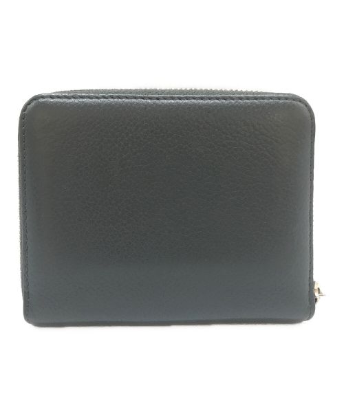 J&M DAVIDSON（ジェイ＆エム デヴィッドソン）J&M DAVIDSON (ジェイ＆エム デヴィッドソン) ラウンドジップミニウォレット グレーの古着・服飾アイテム
