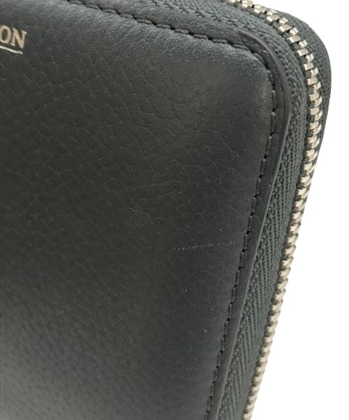 J&M DAVIDSON（ジェイ＆エム デヴィッドソン）J&M DAVIDSON (ジェイ＆エム デヴィッドソン) ラウンドジップミニウォレット グレーの古着・服飾アイテム