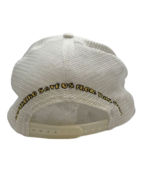 DSQUARED2（cディースクエアード）DSQUARED2 (ディースクエアード) メッシュキャップ ホワイト サイズ:-の古着・服飾アイテム