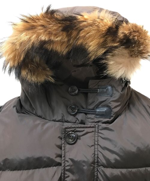 PEUTEREY（ピューテリー）PEUTEREY (ピューテリー) ダウンコート ブラウン サイズ:XLの古着・服飾アイテム