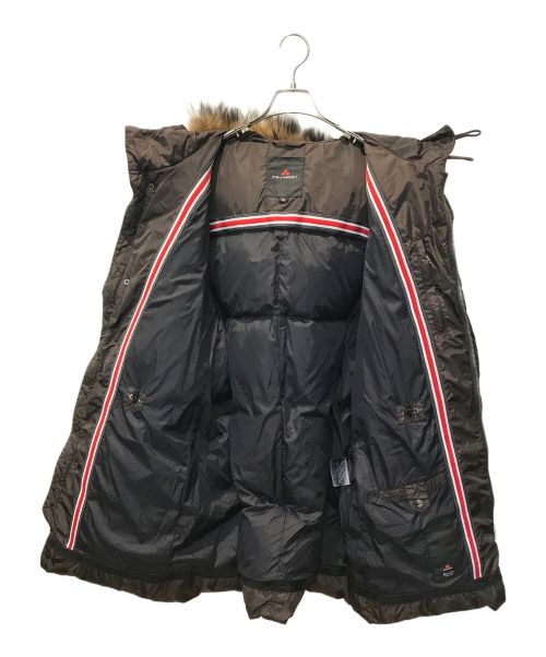 PEUTEREY（ピューテリー）PEUTEREY (ピューテリー) ダウンコート ブラウン サイズ:XLの古着・服飾アイテム