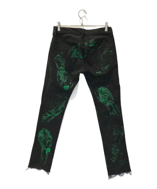 bond vault（ボンド ボルト）bond vault (ボンド ボルト) フットスケープデニムパンツ ブラック サイズ:Sの古着・服飾アイテム