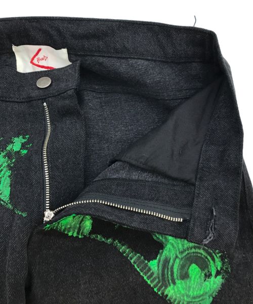 bond vault（ボンド ボルト）bond vault (ボンド ボルト) フットスケープデニムパンツ ブラック サイズ:Sの古着・服飾アイテム