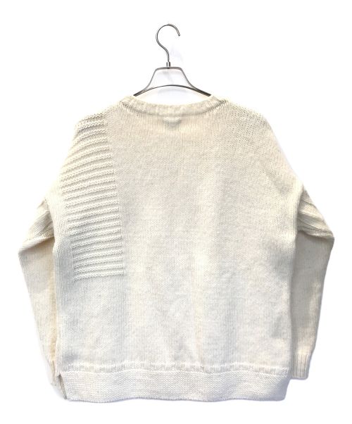 Coohem（コーヘン）Coohem (コーヘン) ガンジーニット アイボリー サイズ:Lの古着・服飾アイテム