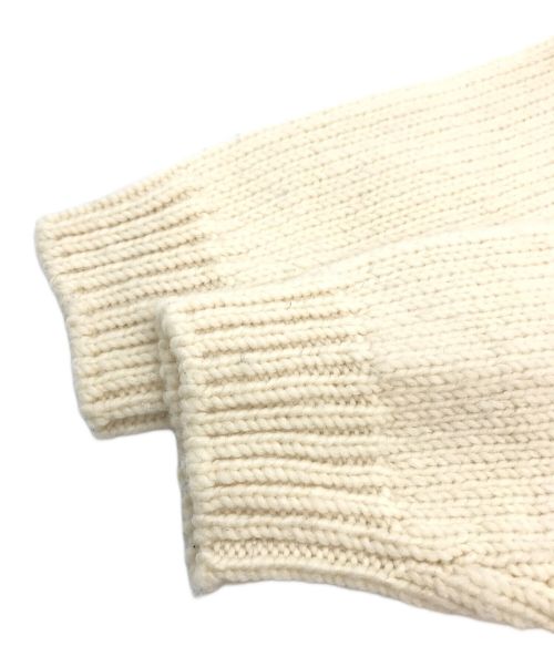 Coohem（コーヘン）Coohem (コーヘン) ガンジーニット アイボリー サイズ:Lの古着・服飾アイテム