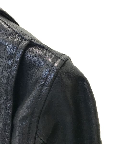 beautiful people（ビューティフルピープル）beautiful people (ビューティフルピープル) ダブルライダースジャケット ブラック サイズ:140の古着・服飾アイテム