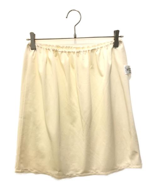 HARRISS GRACE（ハリスグレース）HARRISS GRACE (ハリスグレース) リネンキャンパスフレアティアードスカート　GL181-12052 ベージュ サイズ:36の古着・服飾アイテム