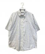 DROLE DE MONSIEURドロール ド ムッシュ）の古着「刺繍チェックシャツ」｜イエロー