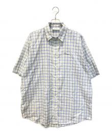 DROLE DE MONSIEUR（ドロール ド ムッシュ）の古着「刺繍チェックシャツ」｜イエロー